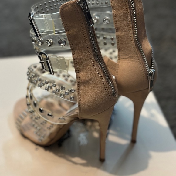 Steve Madden Studded Gladiator Heels - 36.5 - Picture 2 of 2